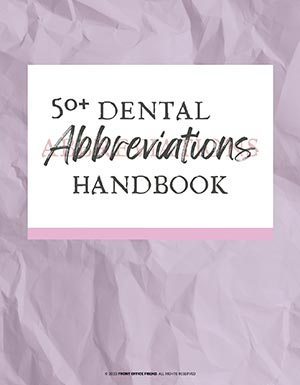 Dental Abbreviations Hand Book