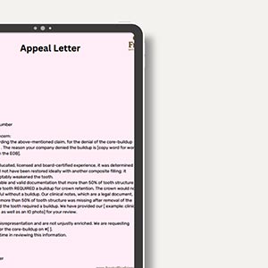 The appeal letter template